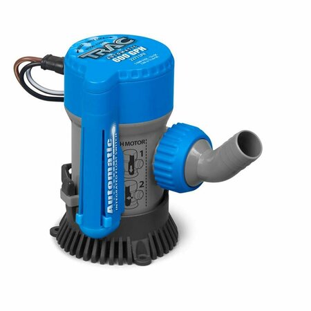 TRAC OUTDOOR s  0.75 in. Outlet Automatic Bilge Pump - 600 GPH 69310